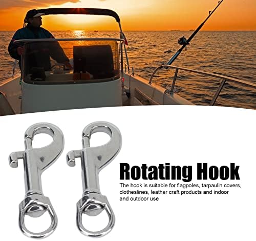 Fafeicy Single Ended Bolt Snap Hook 2Pcs