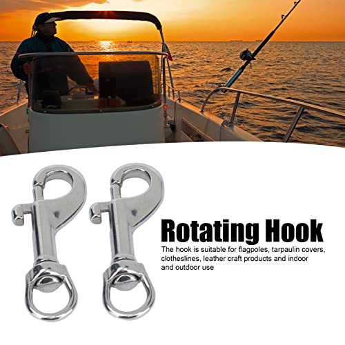 FTVOGUE Single Ended Bolt Snap Hooks Chain Clip 316 Stainless Steel