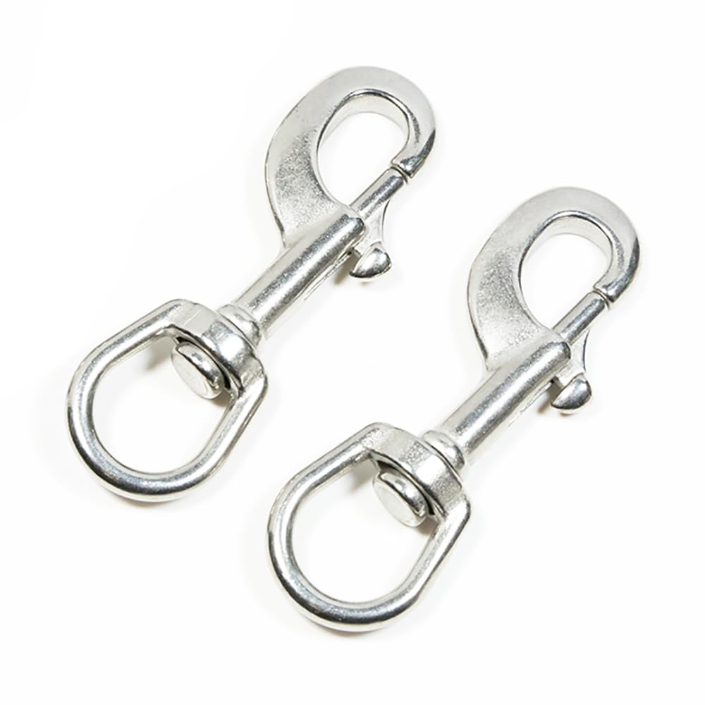 35-Inch Heavy-Duty Swivel Snap Marine Grade Durable for Diving Boating