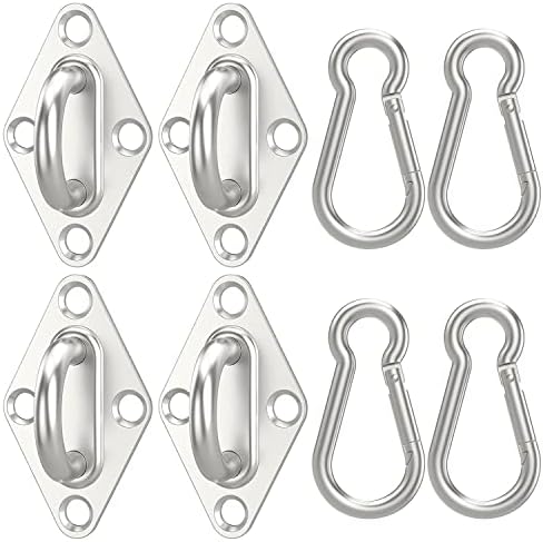8-Piece Stainless Steel Hangers with 200 lbs Load Capacity