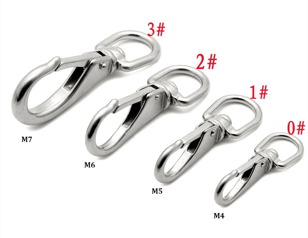 Durable Stainless Steel Swivel Eye Snap Hook
