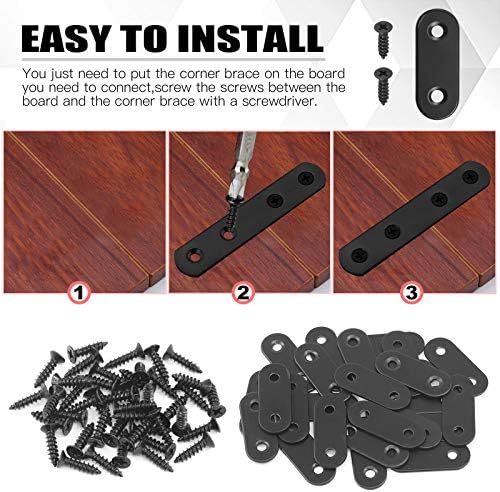 Sturdy Hilitchi Straight Bracket for Flat Surfaces