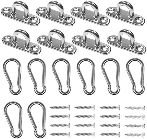 Sturdy Stainless Steel U Hooks Set for Marine Use