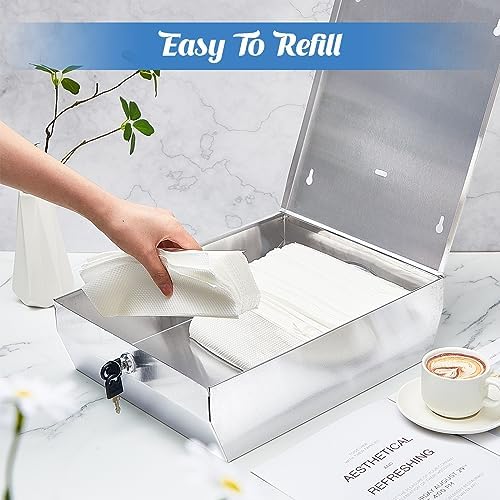 Premium Stainless Steel Towel Dispenser for Commercial Use