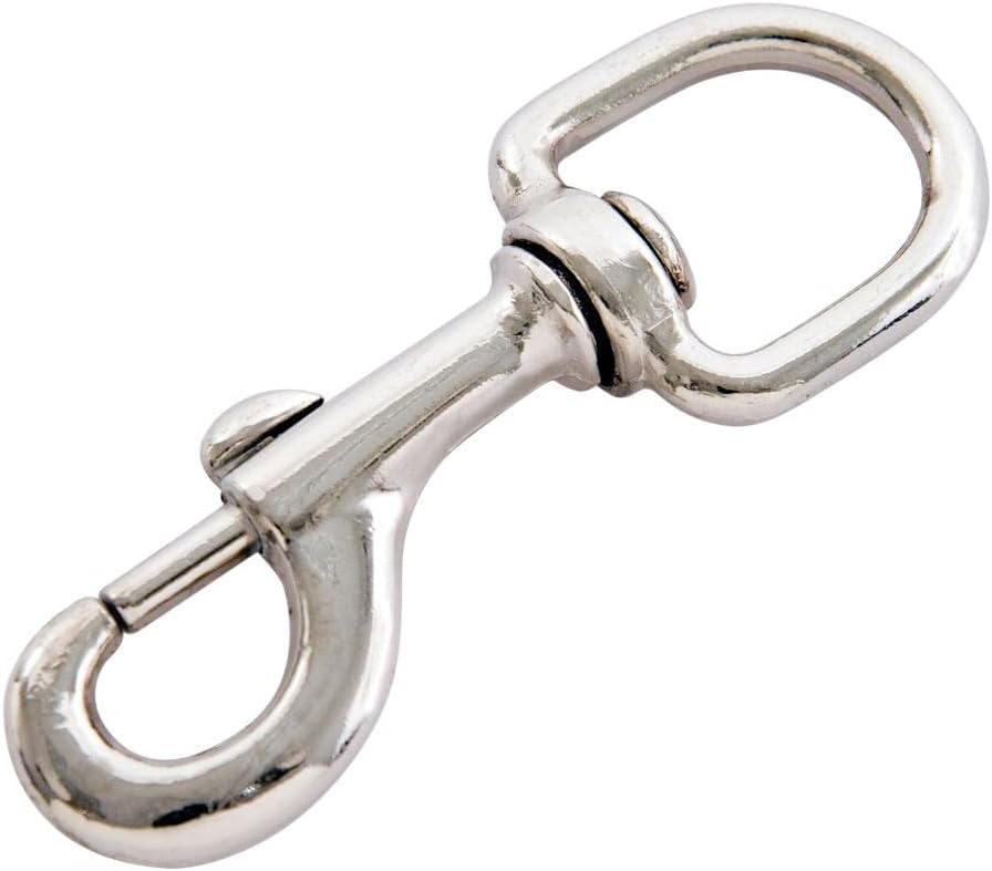 KingChain 58 Nickel Swivel Eye Bolt Snap