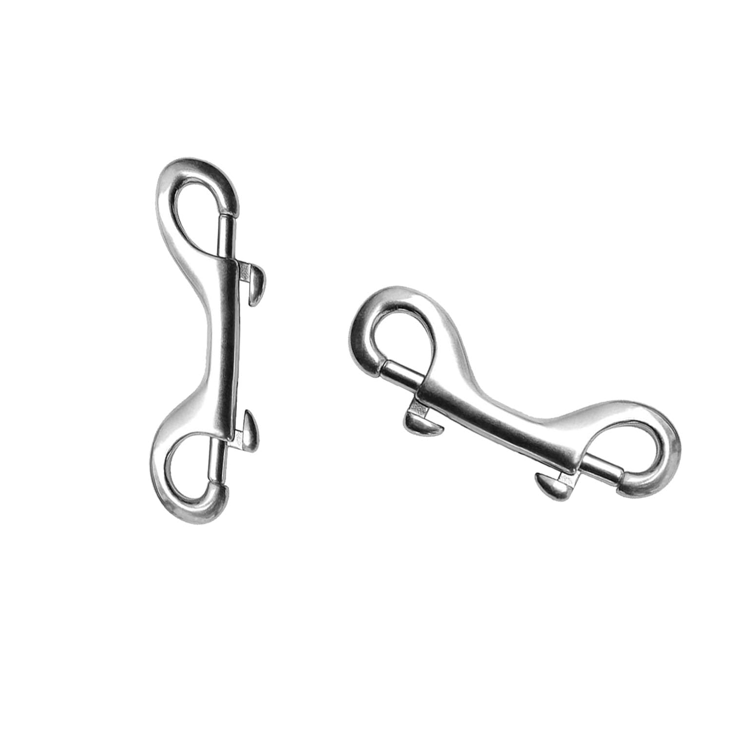 4-Inch Double-Ended Bolt Snap Hook for Chain Fastening