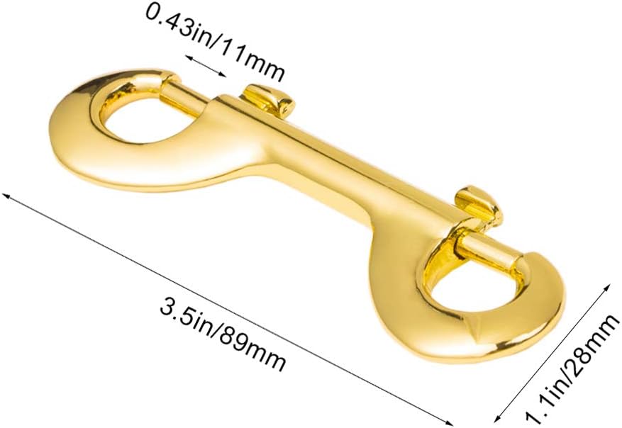 Quick-Release Bolt Snaps for Keychains and Pet Leashes