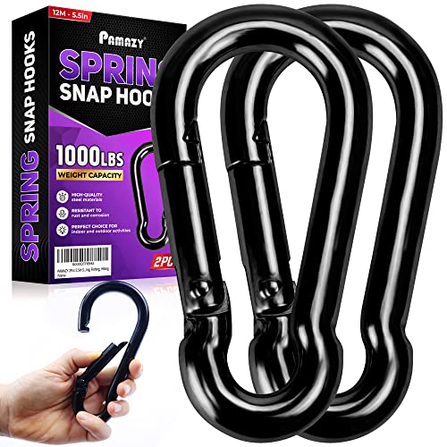 PAMAZY 1000LBS Spring Snap Hooks 2-Pack