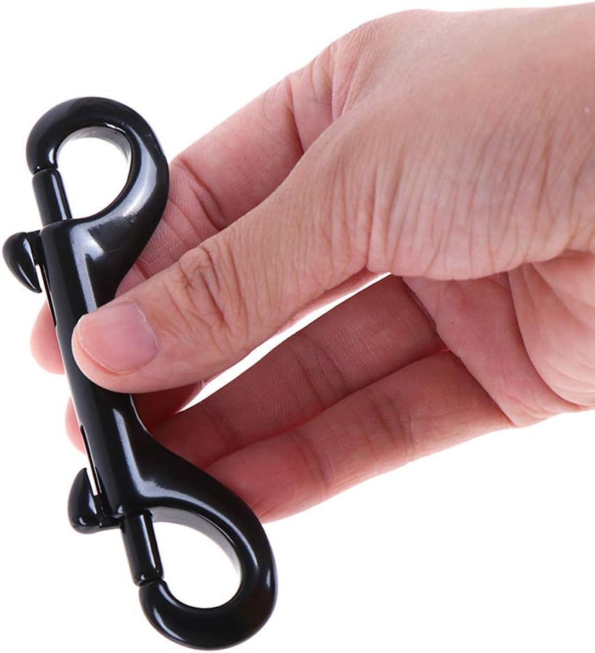 Double Ended Bolt Snap Hooks 5PCS Black Heavy Duty
