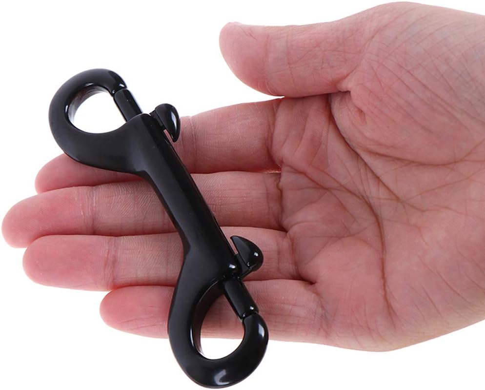 Double Ended Bolt Snap Hooks 5PCS Black Heavy Duty