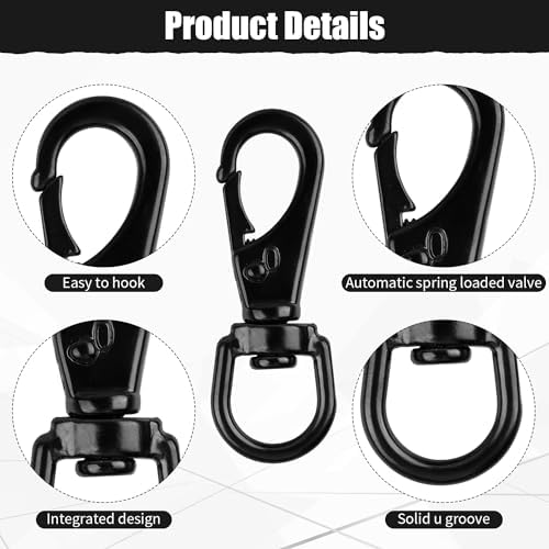 Durable 5-Pack Spring Clips