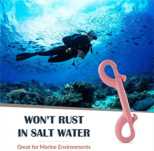 Flourish Stainless Steel Snap Hook Light Pink