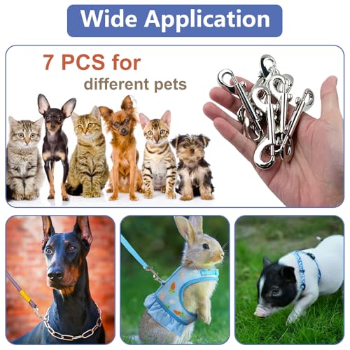 SPNKMJUJ Double-Ended Bolt Snap Clips for Pets
