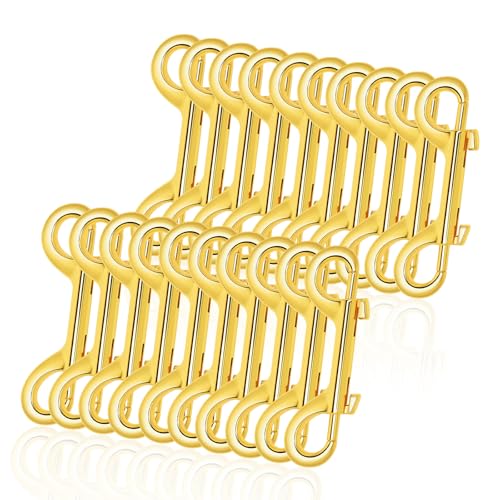 Double-Ended Bolt Snaps Keys for Dogs Zinc Alloy