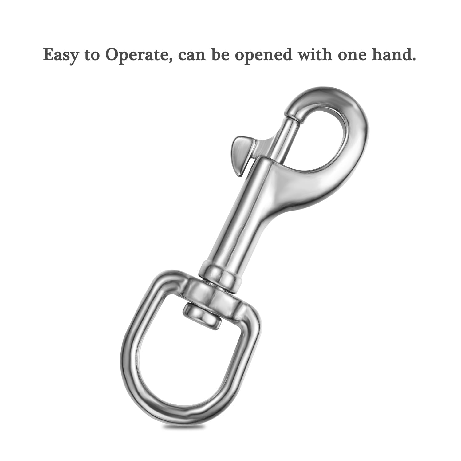 Heavy-Duty Swivel Eye Bolt Snap Hooks 33 Inch