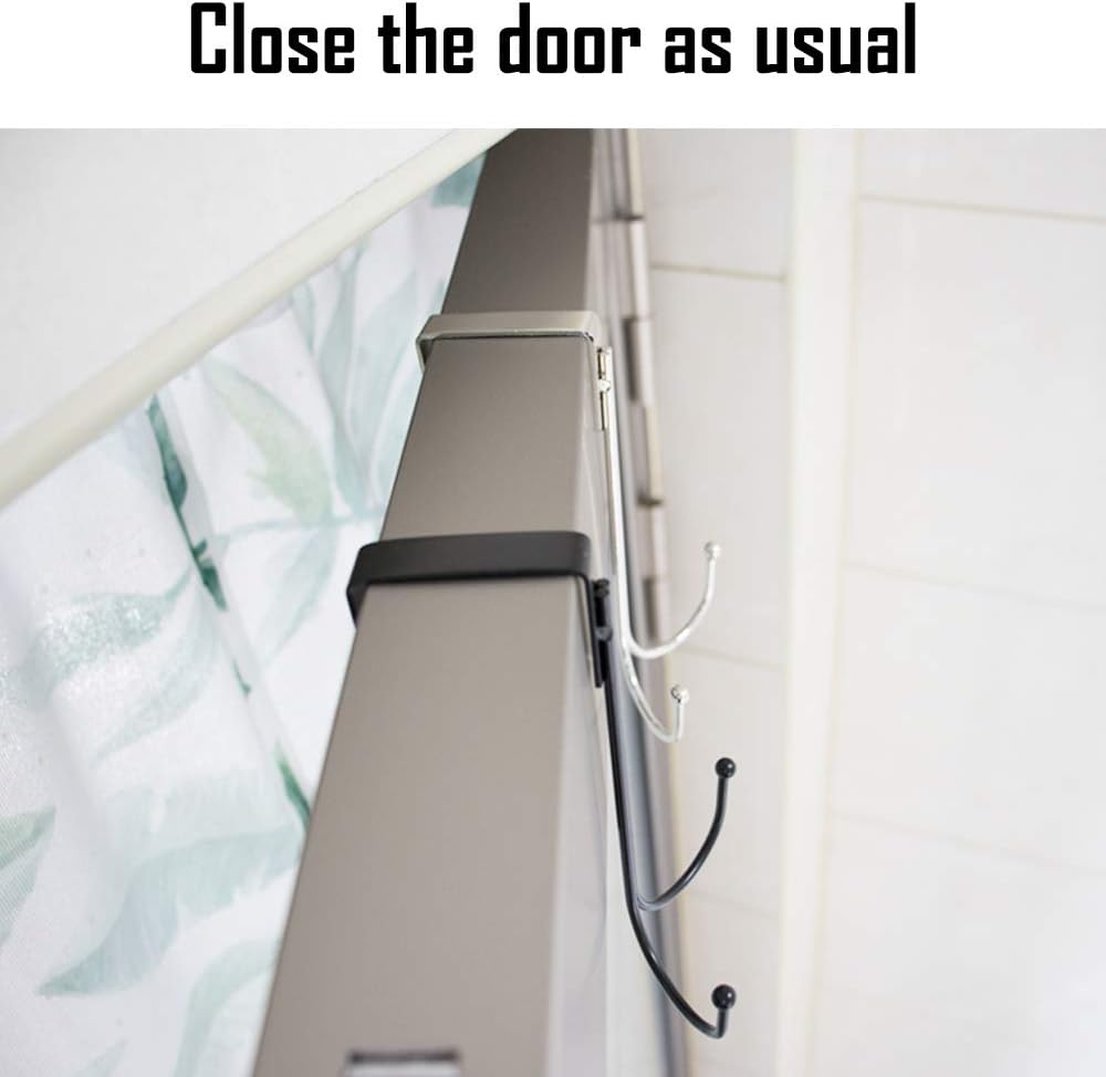 SayHi2U Over-the-Door Double Hanger Hook