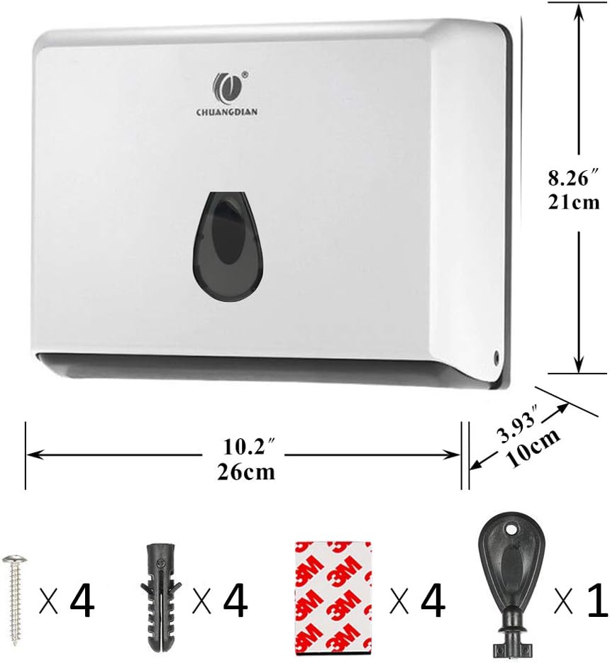 Multi-Purpose Wall-Mounted Paper Towel Dispenser