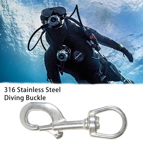 35-Inch Heavy-Duty Swivel Snap Marine Grade Durable for Diving Boating