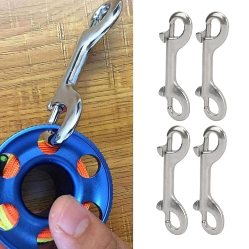 Double-Ended Marine Grade Stainless Steel Bolt Snap Hooks 115mm