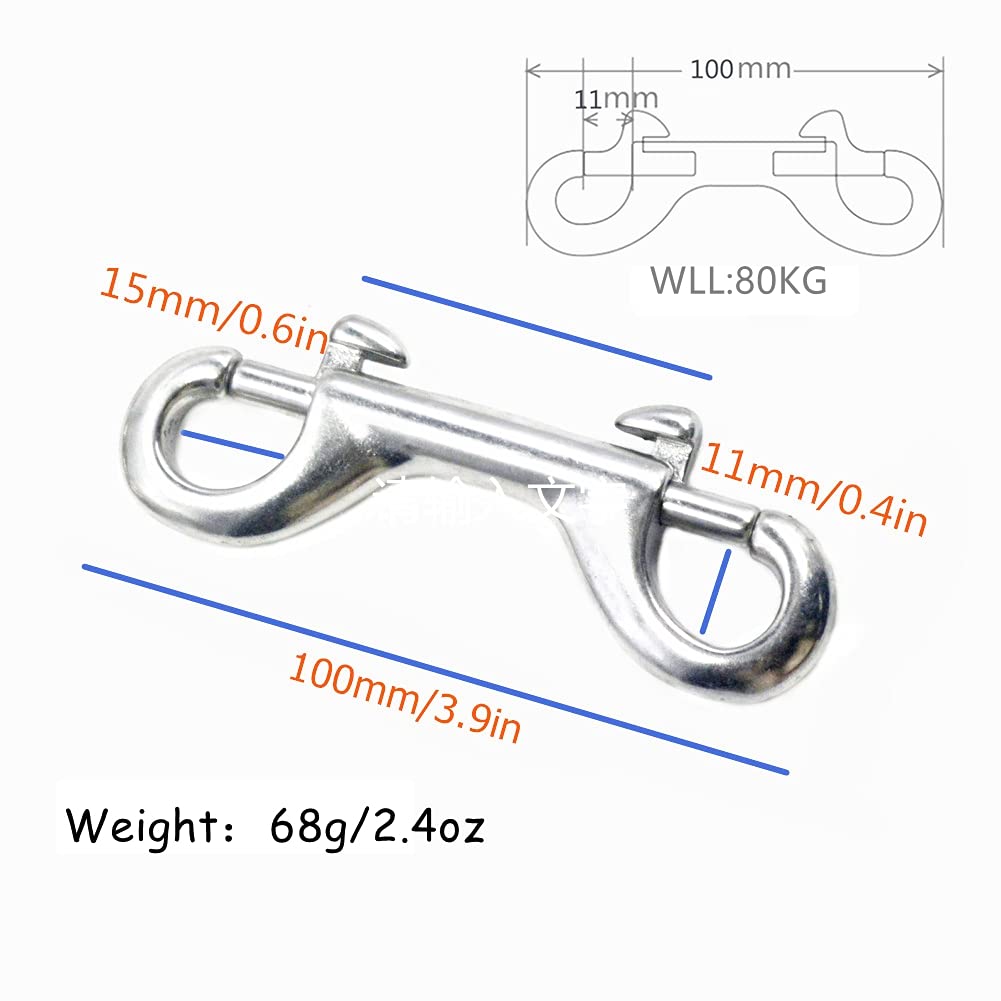 Durable Marine-Grade Bolt Snaps for Secure Connections