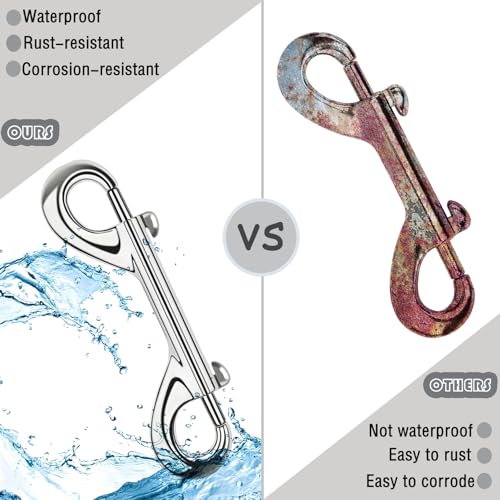 5-Piece Double-Ended Zinc Alloy Snap Clips