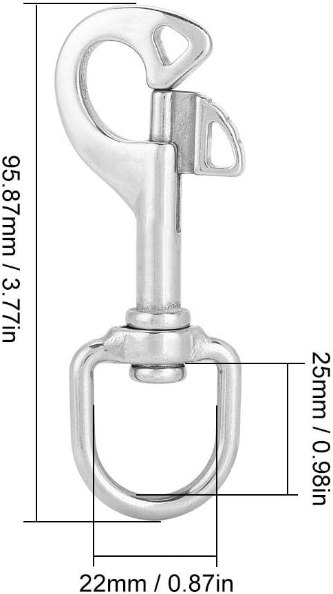 Dioche 37 Inch Swivel Snap Hooks Diving Kit