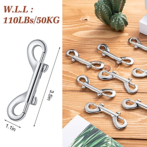 Durable Metal Clips 35-Inch Double-Ended Bolt Snaps