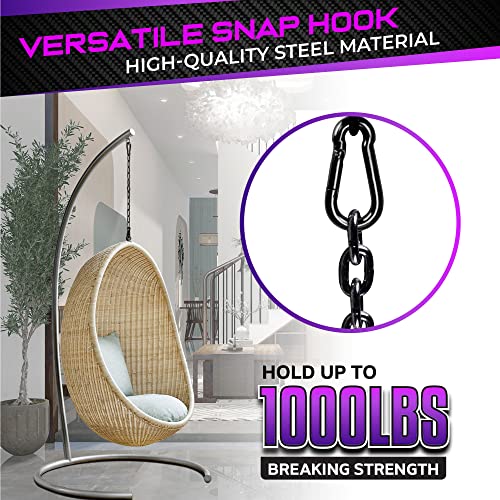PAMAZY 1000LBS Spring Snap Hooks 2-Pack