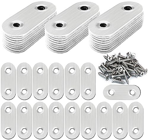 Sturdy Stainless Straight Bracket Set for Furniture Repair