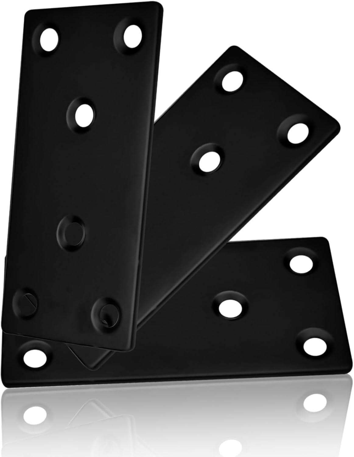 Sturdy 2-Inch Flat Mending Plates for Wood Furniture Fixes