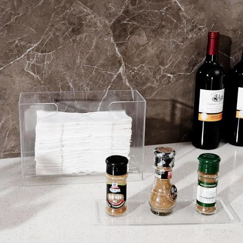 Premium Clear Acrylic Paper Towel Dispenser with Removable Lid