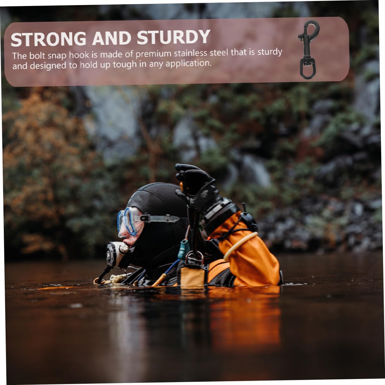 Sturdy Bolt Snap Hook