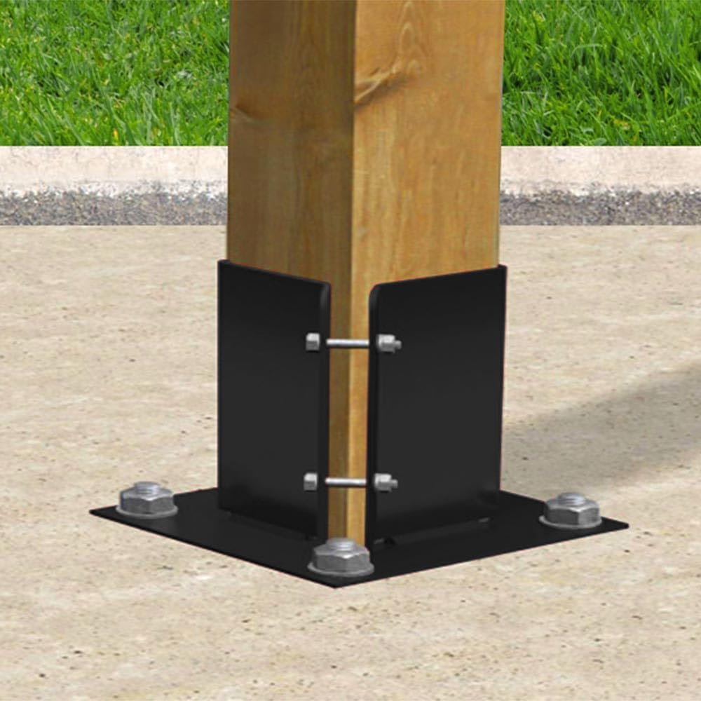 Sturdy Metal Post Bracket 6x6 Pack of 4