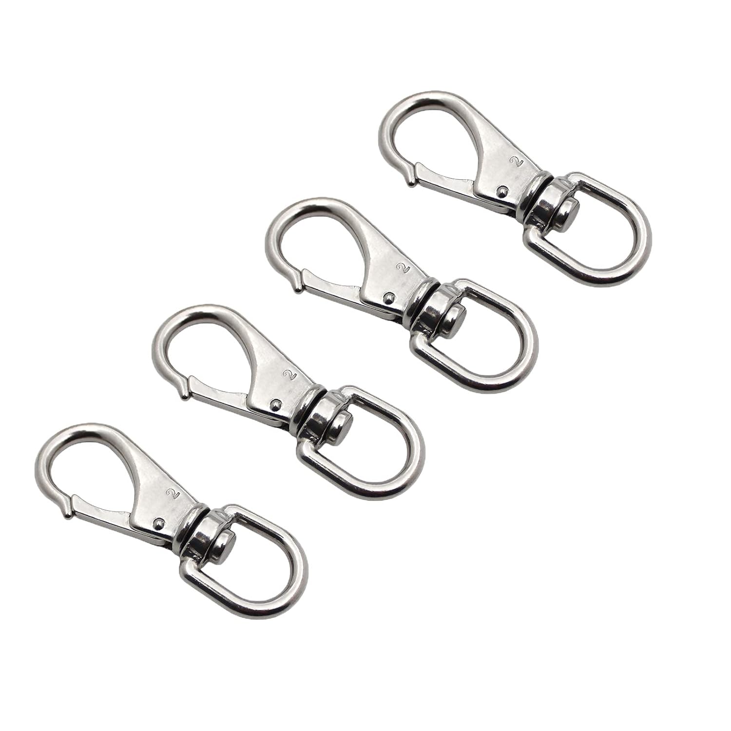 Durable Swivel Eye Bolt Snap Hook 4-Pack