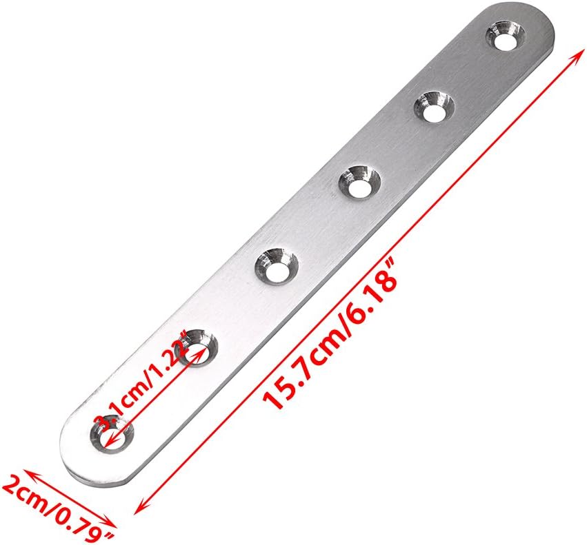 Sturdy Stainless Steel Plate for Furniture Repair