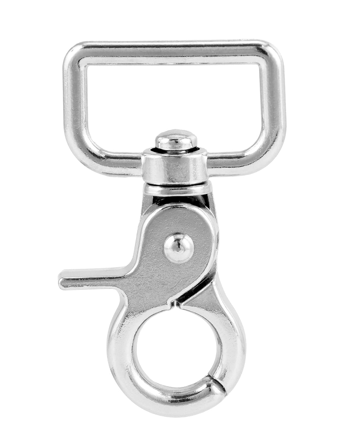 QWORK Swivel Snap Hooks 10 Pack Nickel Plated