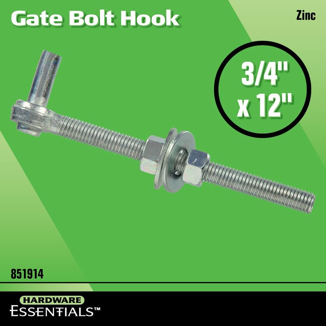 Durable 34 Gate Bolt Hook
