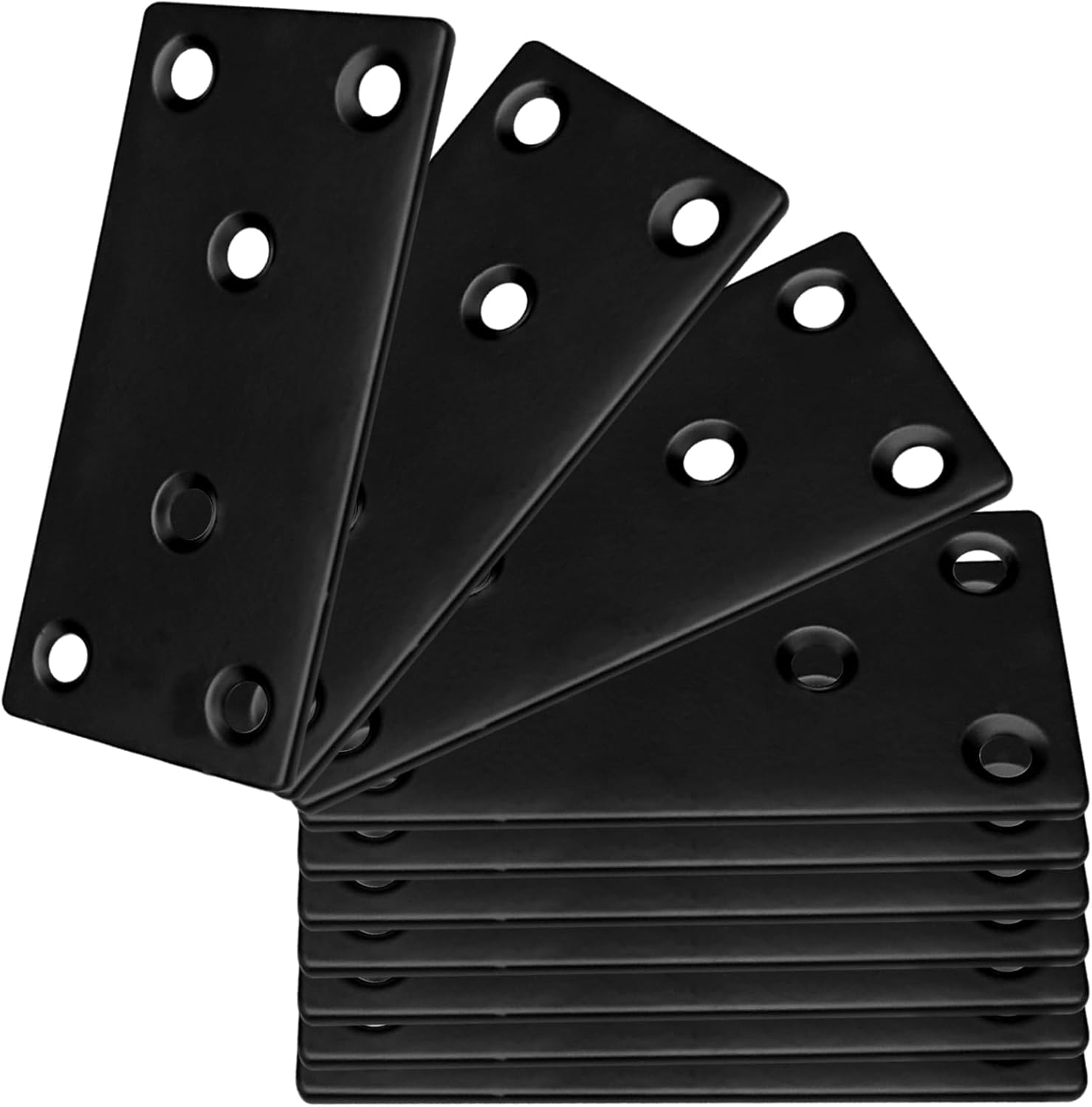 Sturdy 2-Inch Flat Mending Plates for Wood Furniture Fixes