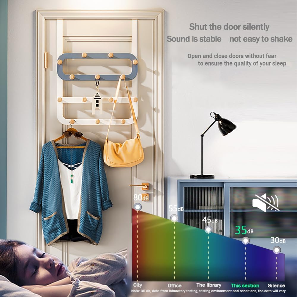 14-Piece Indoor Door Hanger Hook Rack