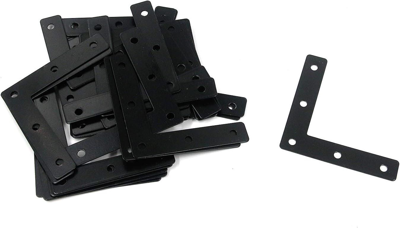 Durable L-Shaped Bracket for Wood furniture 20-Piece Set