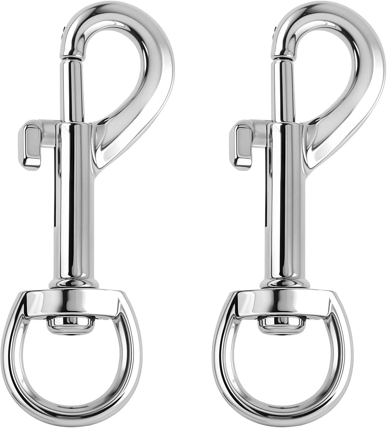 Teaaha 4 Swivel Snap Clips Heavy Duty 2-Piece Set
