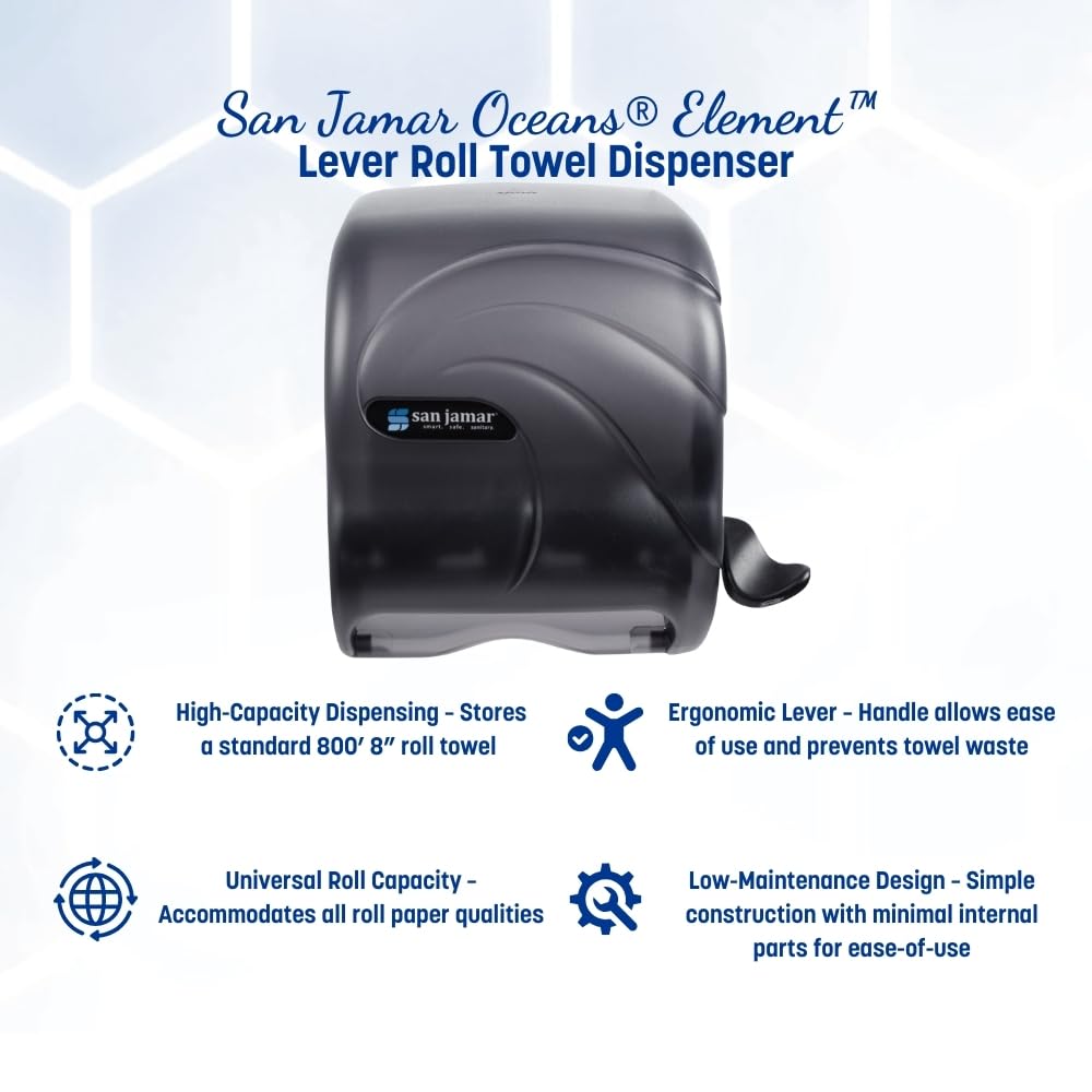 San Jamar Oceans Element Dispenser Perfect for Home Commercial Use
