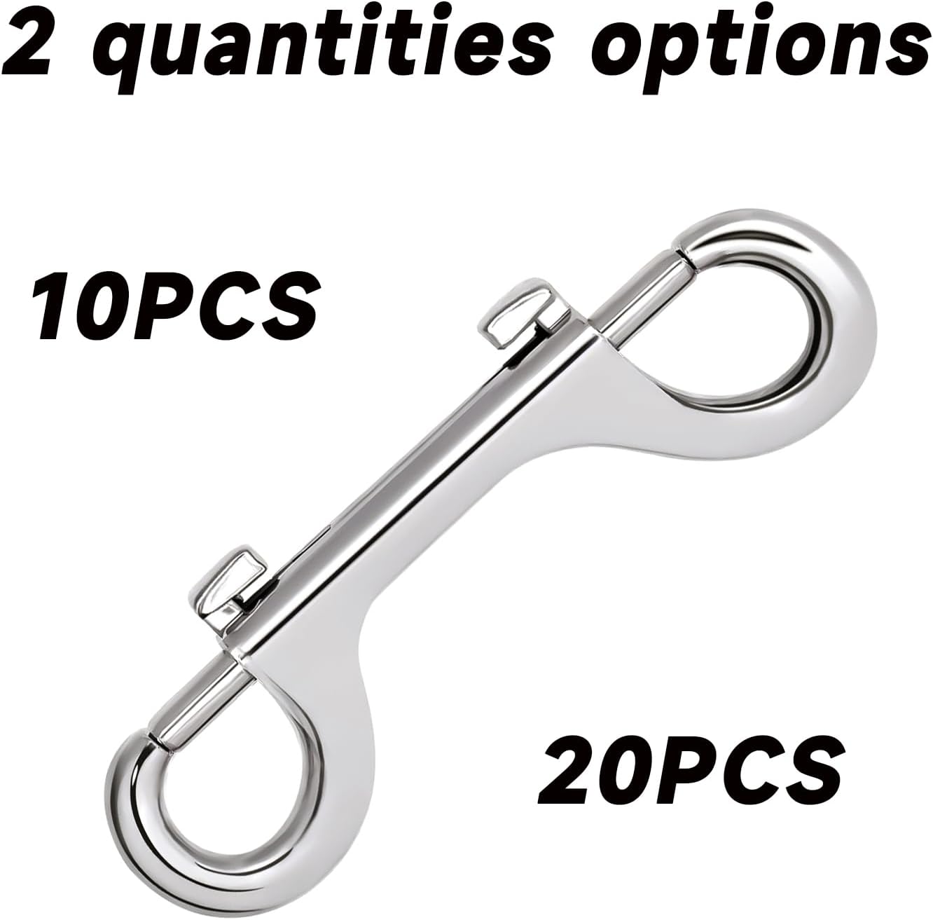 10-Piece 26-Inch Bolt Snaps Hook Set