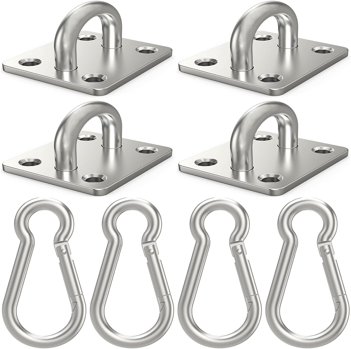 Hulless 8-Piece Stainless Steel Hook Set for Marine and Industrial Use