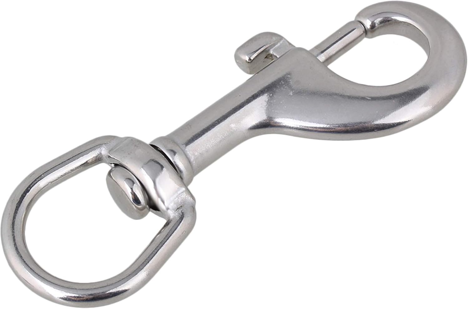 Durable Trendy Silver Keychain Strap with 304 Stainless Steel
