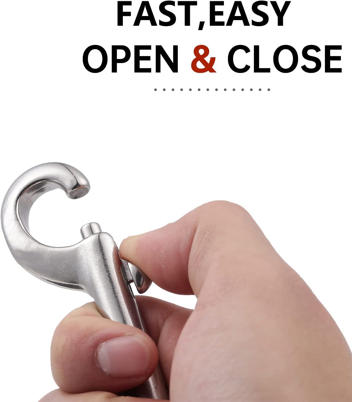 DELSWIN Double-Ended Bolt Snap Hooks 35-Inch