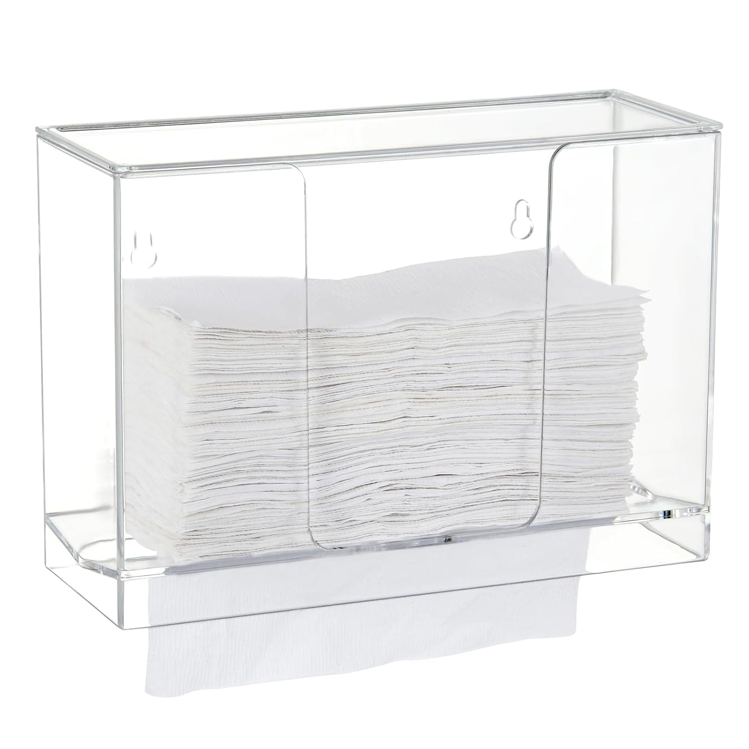 Paper Towel Dispenser Wall Mount Clear Multi-Fold