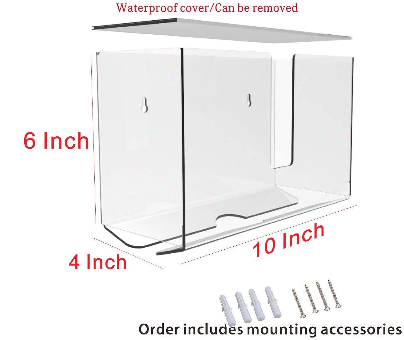 CQ Acrylic Wall-Mount Paper Towel Dispenser