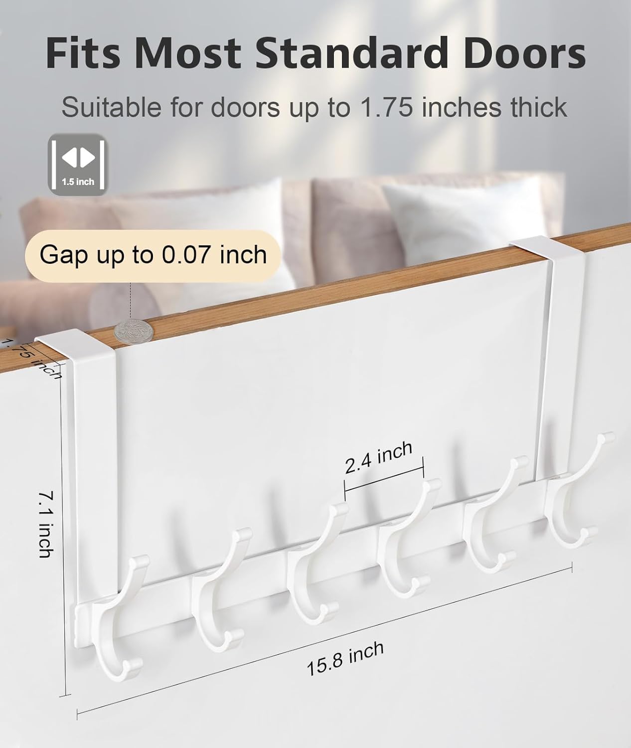 Optish Over The Door Towel Hooks