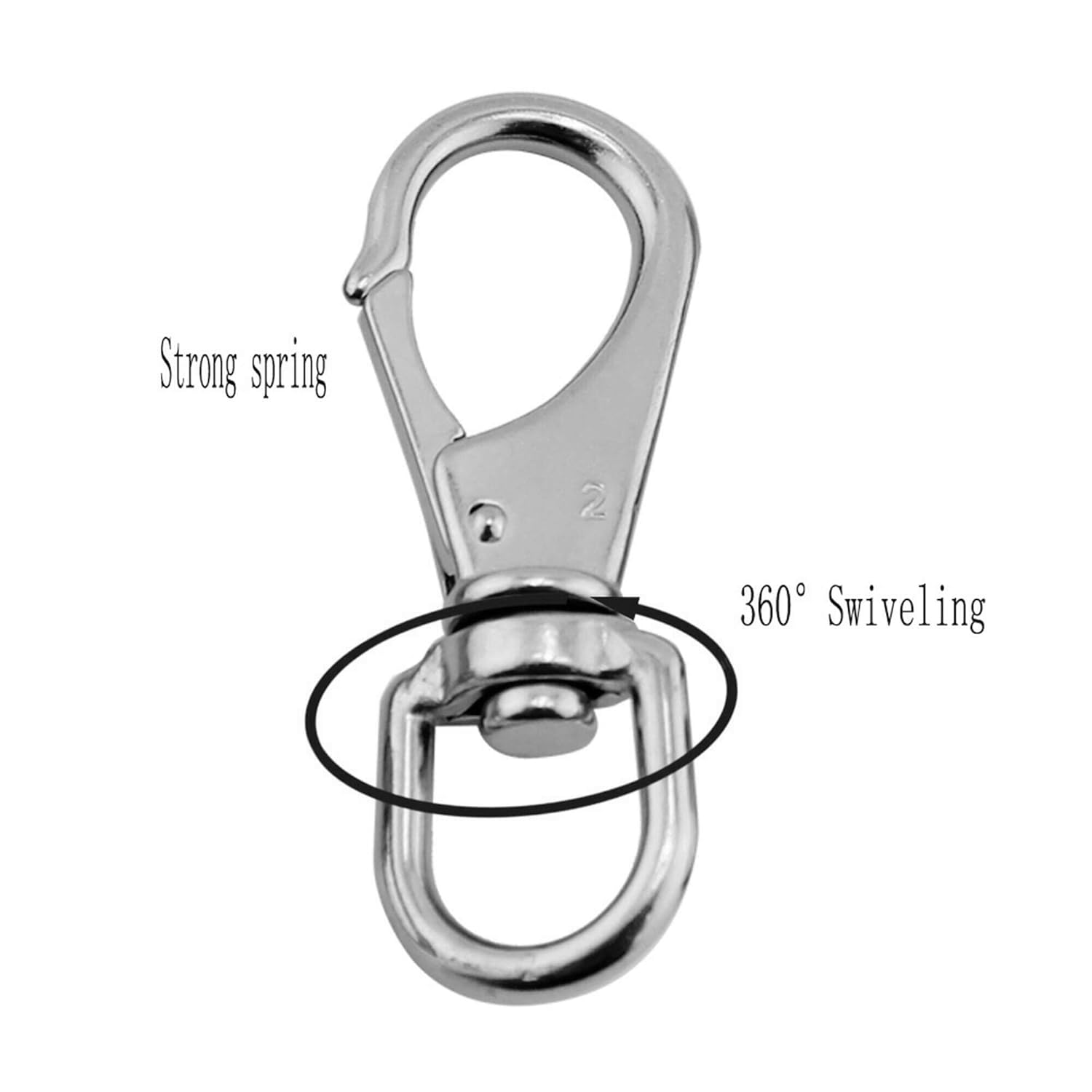 Durable Stainless Steel Swivel Eye Snap Hook
